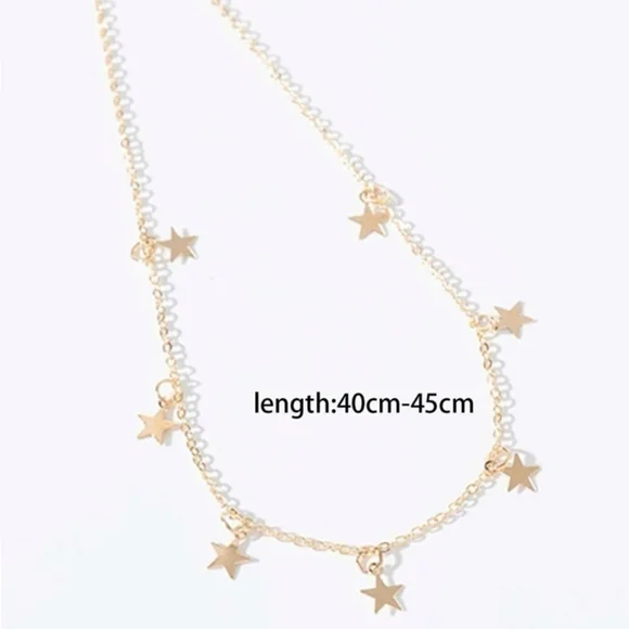 ⚠️Clearance Simple Star Pendant Gold Necklace SS - Picture 2 of 3